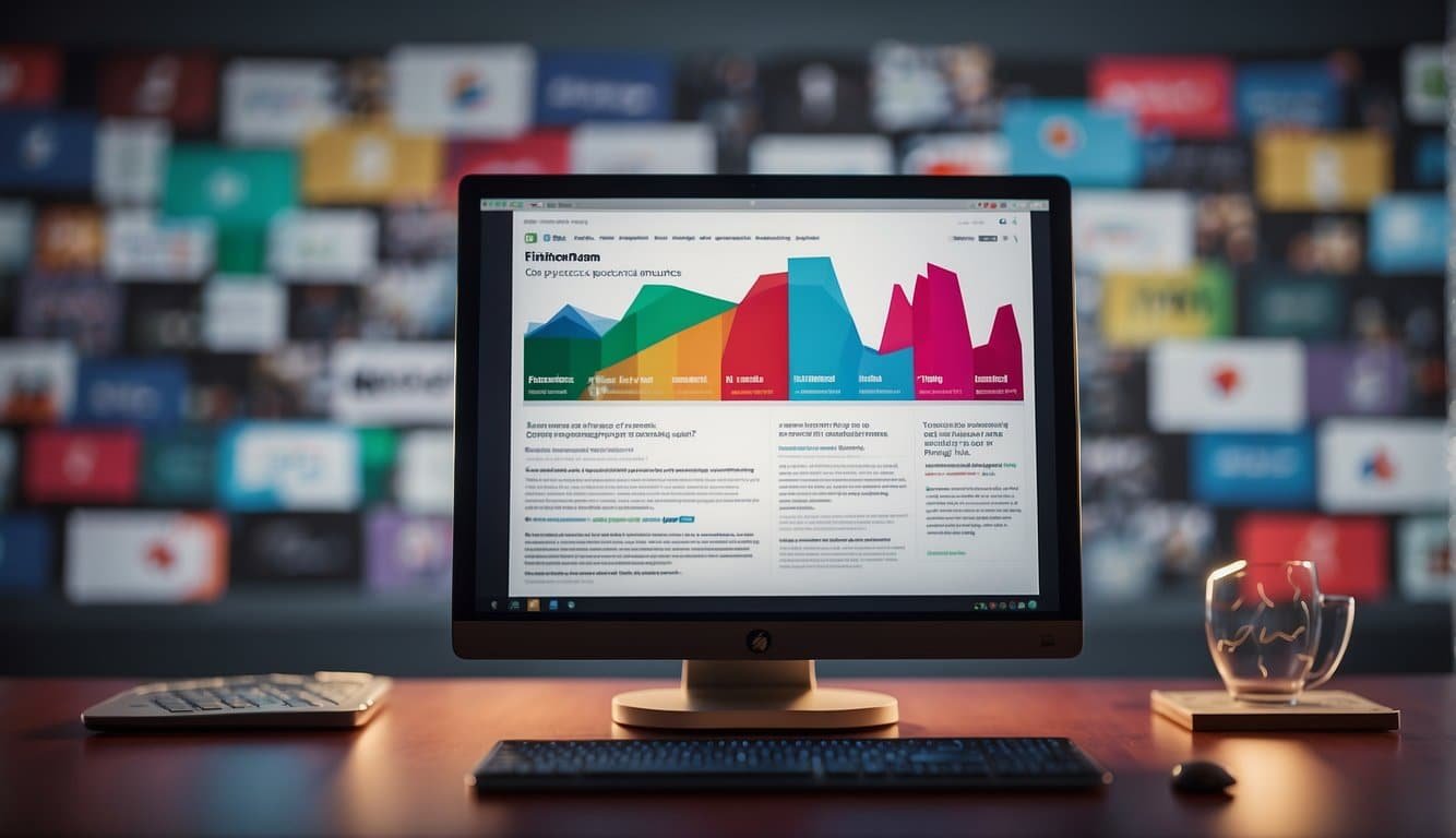 23andMe's logo displayed on a computer screen, surrounded by news articles and industry reports.</p><p>A red "banned" stamp overlaid on the logo