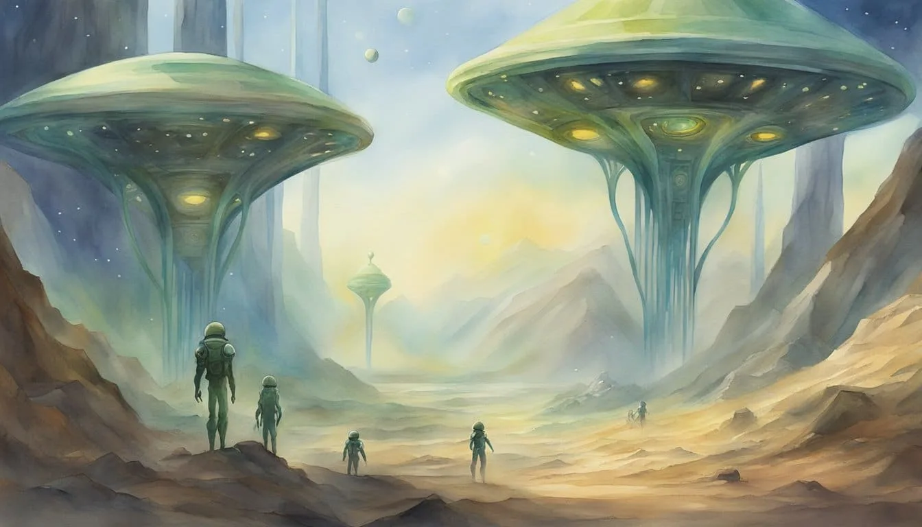 Aliens' discovery alters world's history and culture