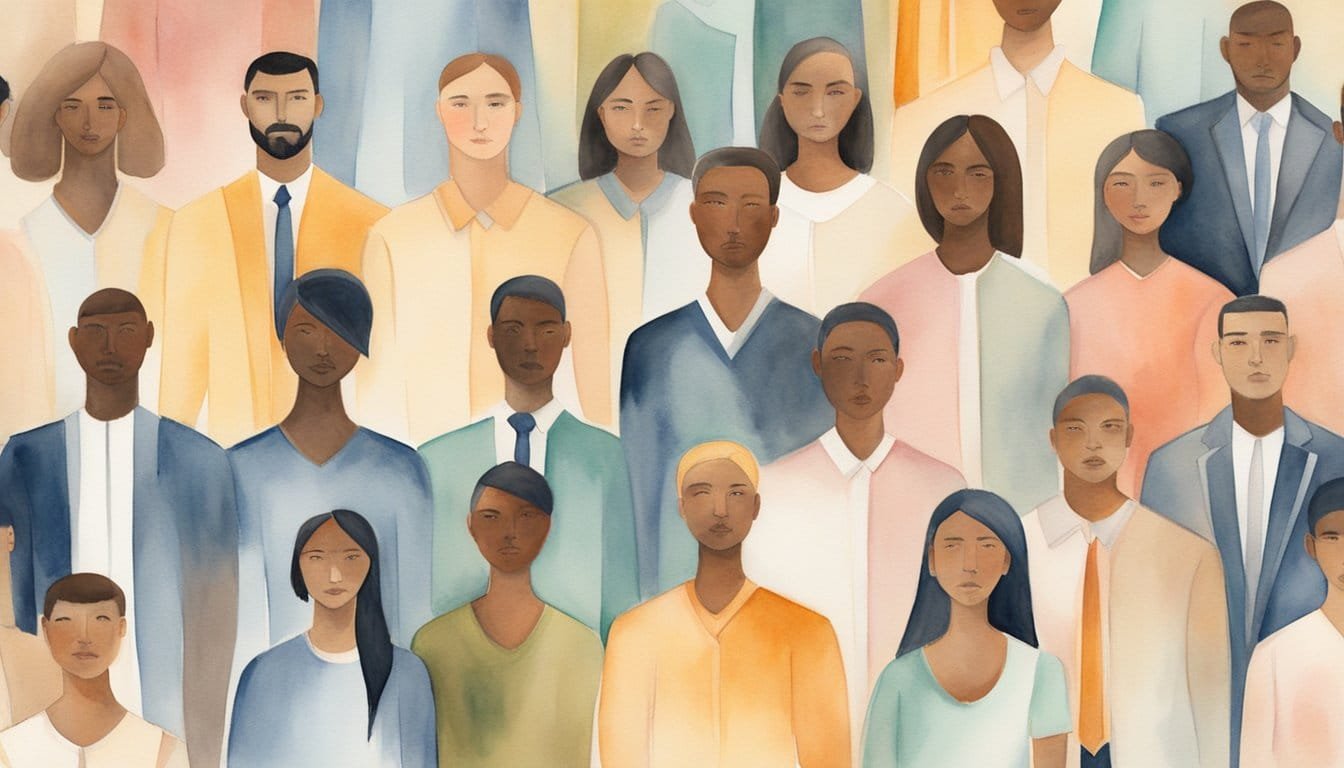 People of different races facing unequal opportunities.</p><p>Unequal treatment in education, employment, and justice system.</p><p>Subtle discrimination in everyday interactions