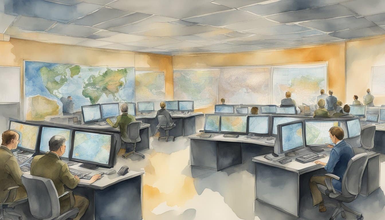 Nuke Computer Screen Origins of Nuclear Warfare and Development of Atomic Bomb