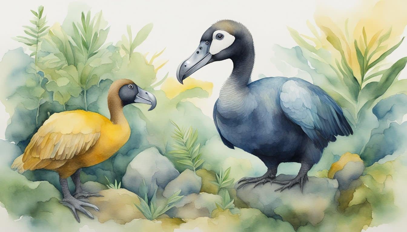 Scientists revive the dodo, carefully monitoring its behavior and interactions with other species in a controlled environment