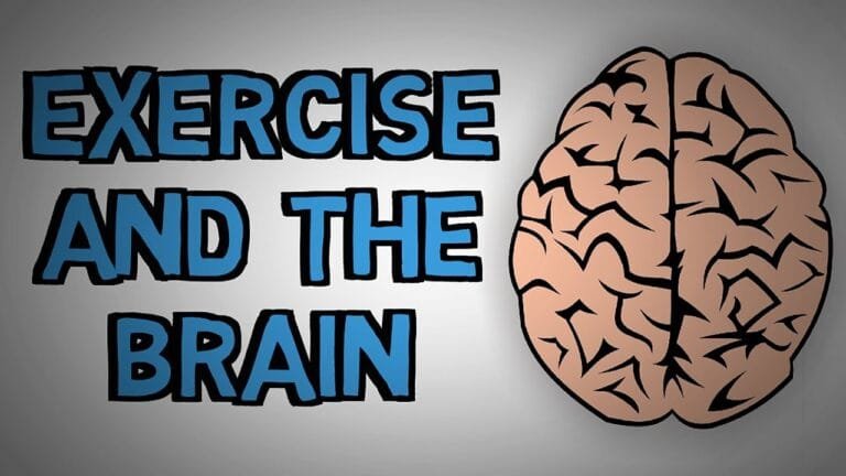 Brain benefits of physical exercise graphic.